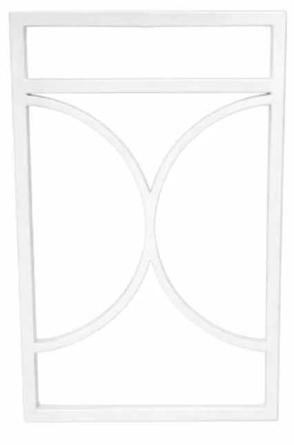 Suporte de prateleira plástica branco